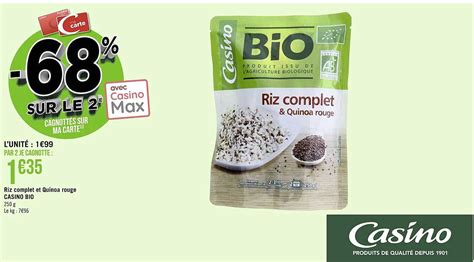 casino bio galletes de riz